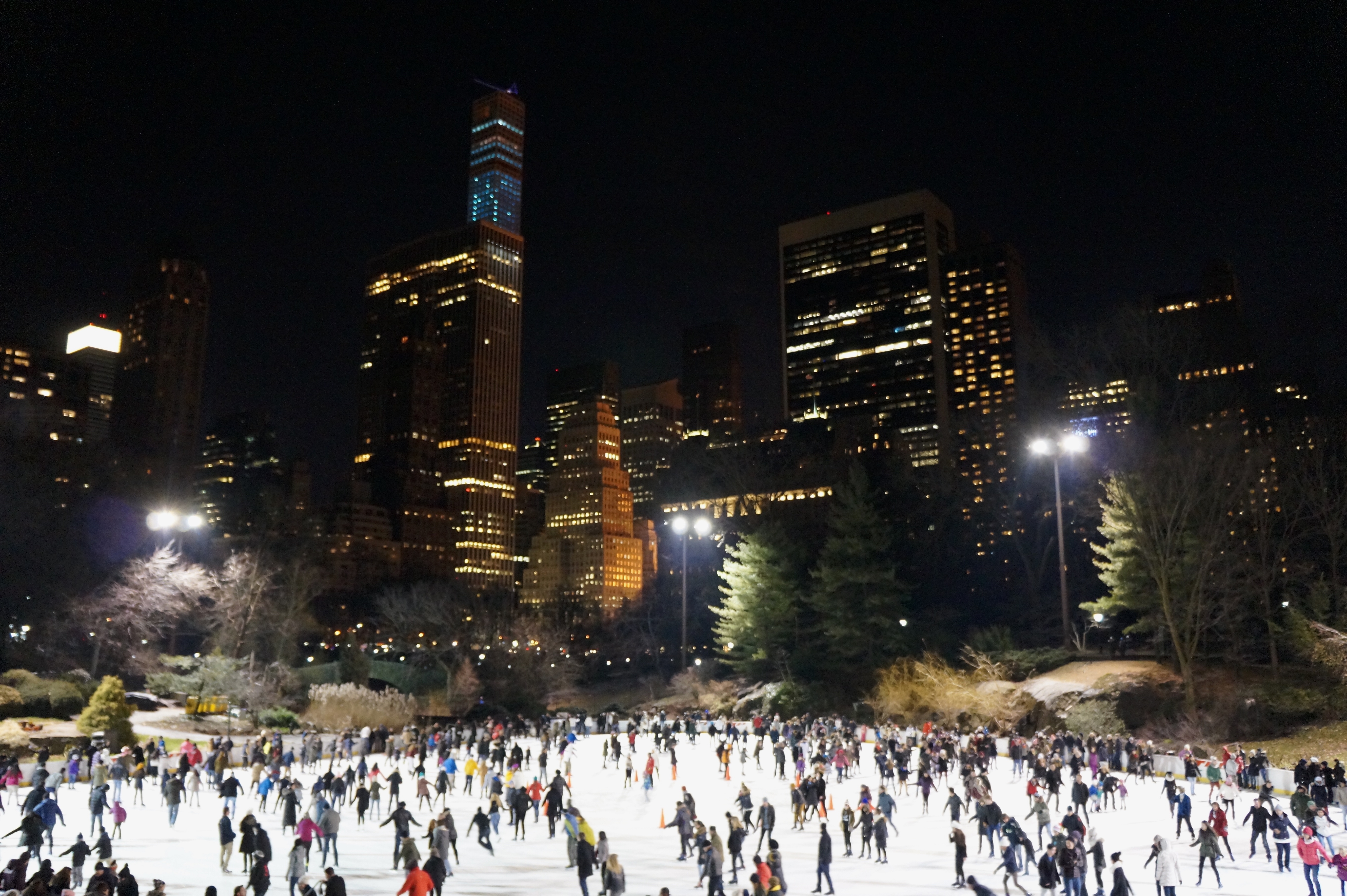 Skating rink in Central Park